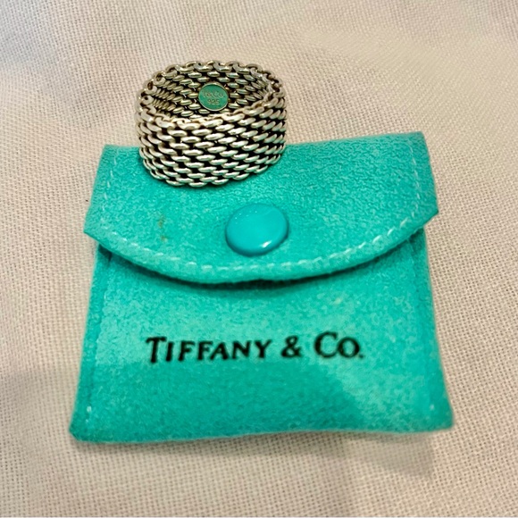 Tiffany & Co. Somerset Mesh Ring - Picture 2 of 5